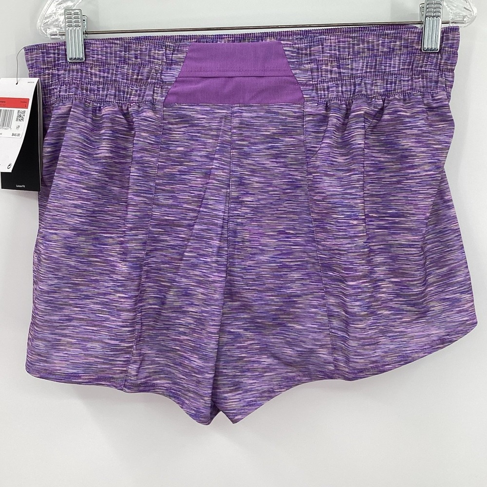 NEW Nike Women's One Dri-FIT Mid-Rise 3" Brief-Lined‎ Shorts Size L NWT - Picture 4 of 6
